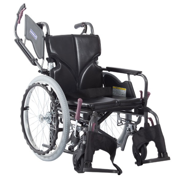 車椅子 軽量 コンパクト カワムラサイクル KMD-B20-40(38/42)-LO(SL/SSL) 低床 多機能 自走式 Modern-Bstyle《非課税》｜yua-shop｜08