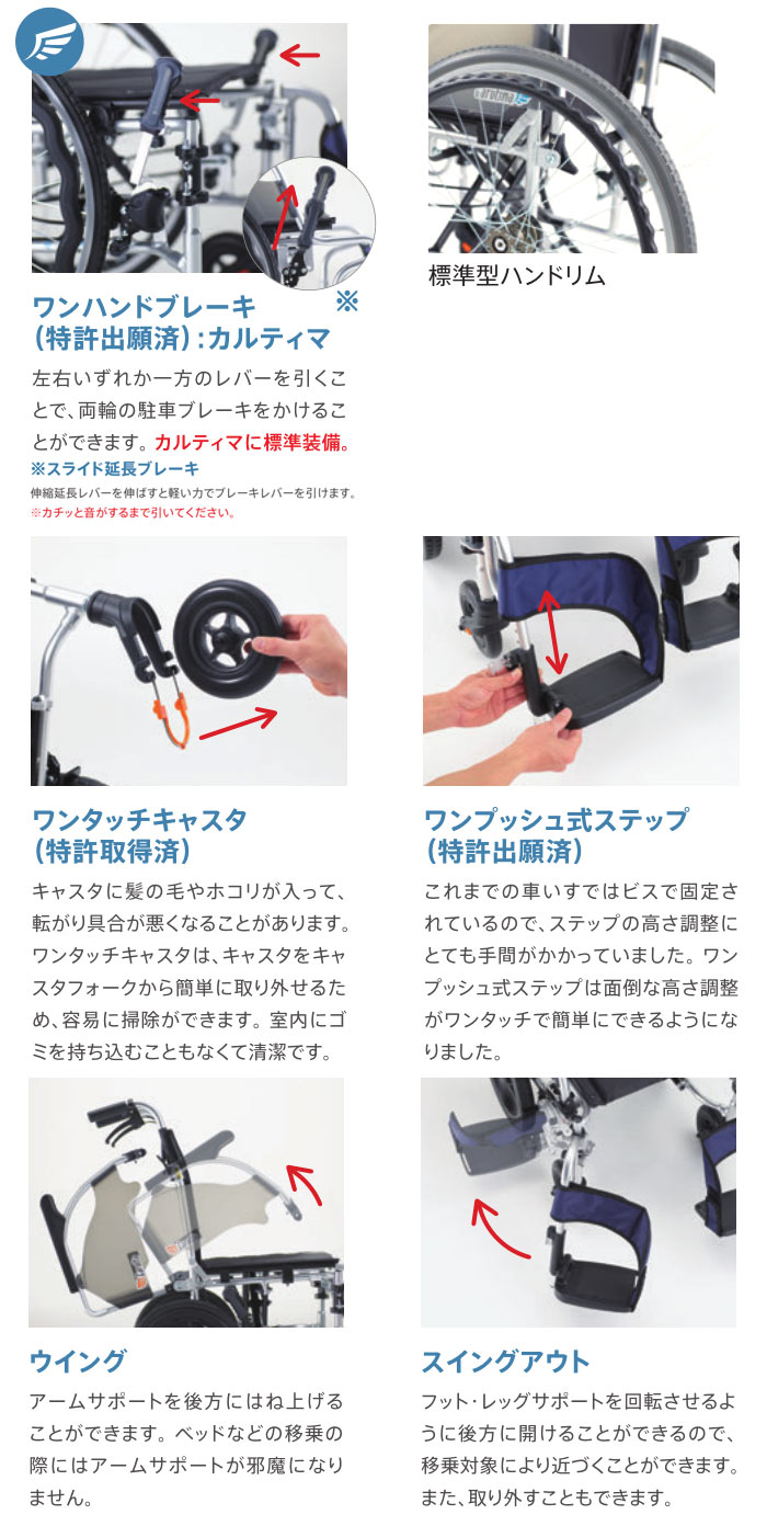 ミキ 車椅子 軽量 コンパクト MiKi CRT-SG-7Hi 高床 多機能 自走式