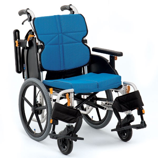 車椅子 軽量 コンパクト 松永製作所 ネクストコア-ミニモ NEXT-60B 多機能モジュール 介助式 低床《非課税》