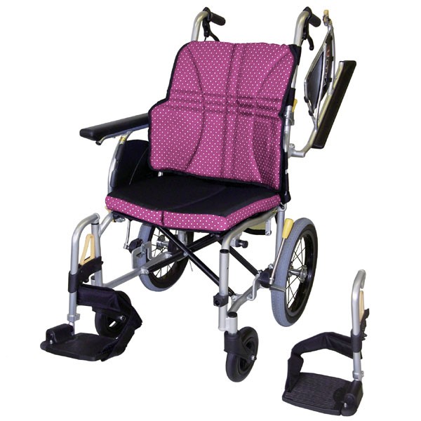 車椅子 軽量 コンパクト日進医療器 ウルトラシリーズ　多機能型介助式 NAH-U2W《非課税》｜yua-shop｜03