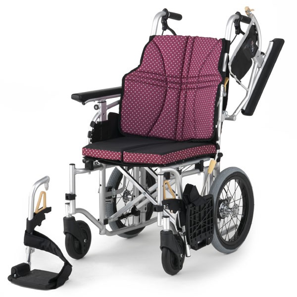 車椅子 軽量 日進医療器 折りたたみ ウルトラシリーズ　多機能型モジュール介助式 NAH-U7《非課税》