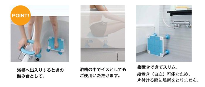 Tacaof 介護用 風呂 踏み台 幸和製作所 テイコブ浴槽台（中
