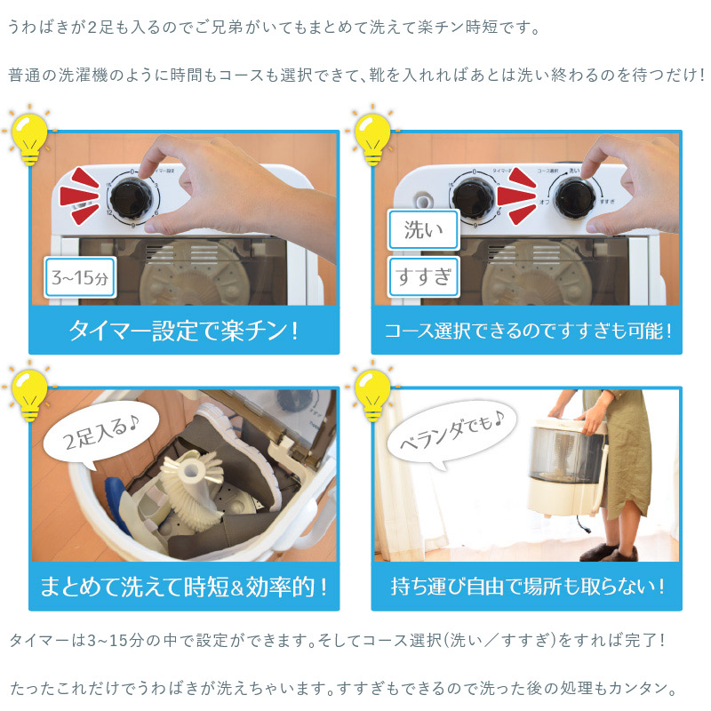 THANKO サンコー 靴専用ミニ洗濯機 靴洗いま専科2 靴を洗濯機に THANKO サンコー 靴専用ミニ洗濯機 靴洗いま専科2 靴を洗濯機に