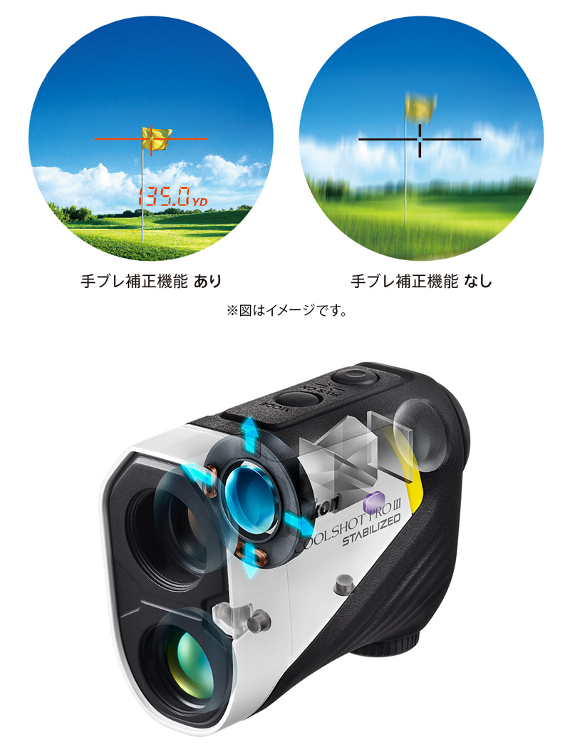 COOLSHOT ニコン Nikon ゴルフ用レーザー距離計 PROIII STABILIZED