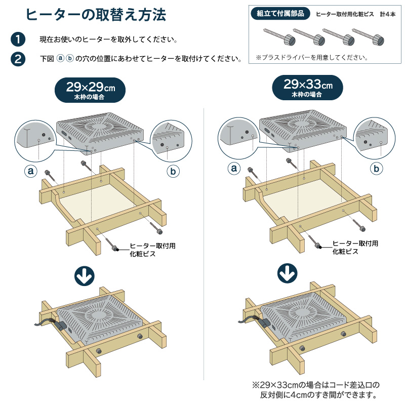 メトロ電気工業 こたつ用 取り替えヒーター MCU-501EC(KA) カーボン