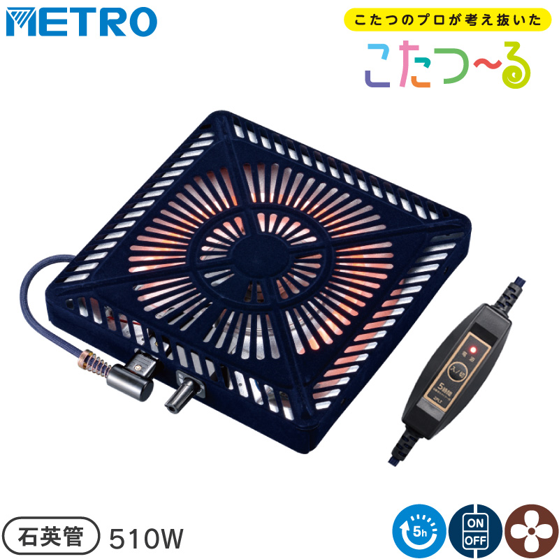 メトロ電気工業 こたつ用 取り替えヒーター MSU-501HT(K) 交換用 薄型