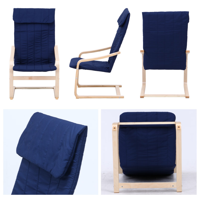 不二貿易（Fuji Boeki） 84292 リラックスチェアー スリム ネイビー