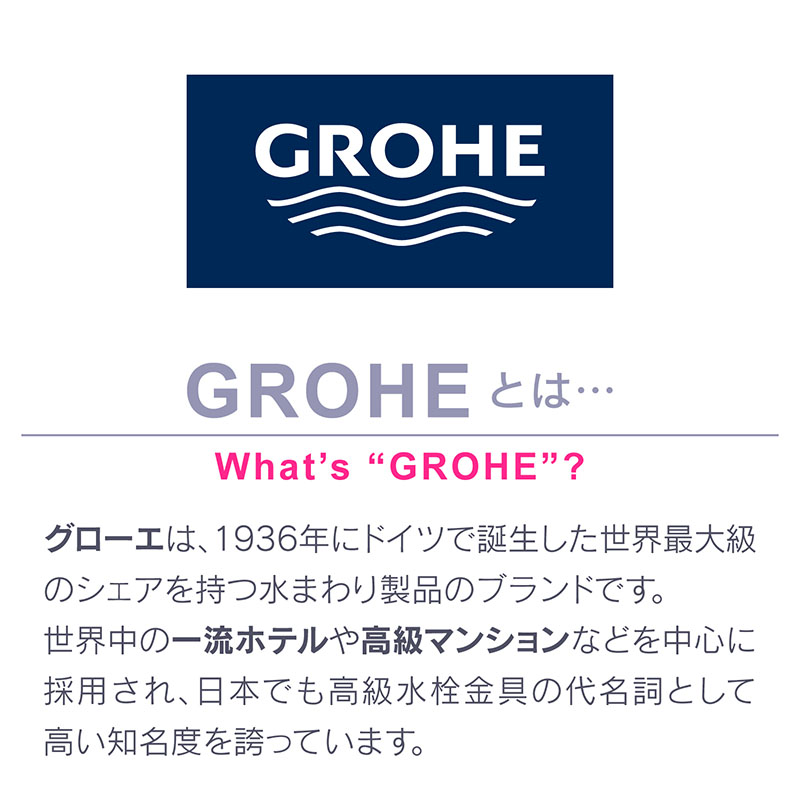 GROHE グローエ 4WAYシャワーホースセット シャワーヘッドとホースのセット 空気取込み構造 4段切替 マッサージ ホース1.6ｍ  GA-FH009 日本製