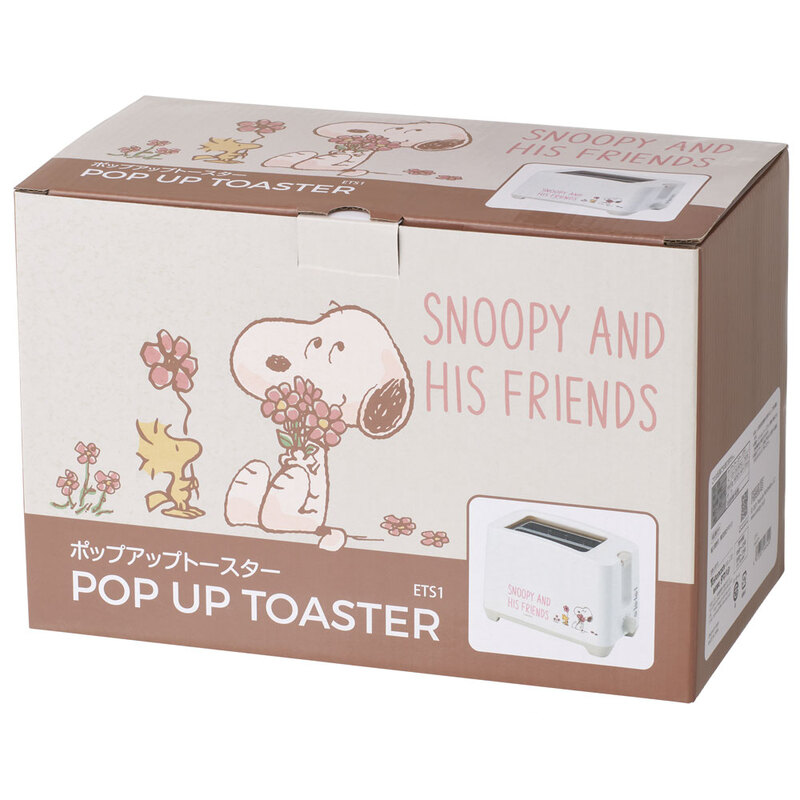 スケーター ポップアップトースター SNOOPY ETS1-566400 小型 縦