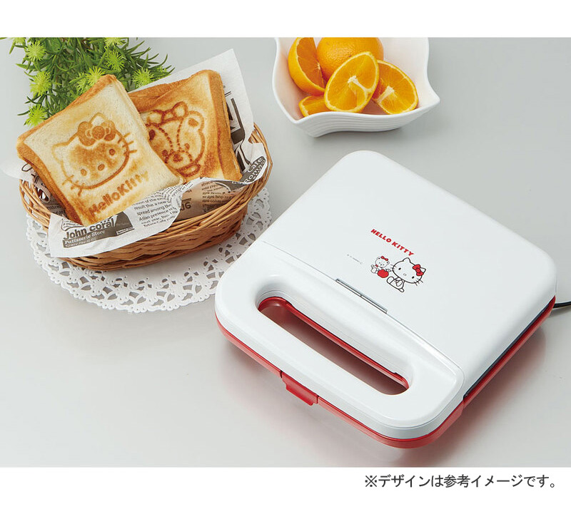 HELLO KITTY オーブントースター×ホットサンドメーカーその他 スケーター ホットサンドメーカーW KT&タイニーチャム EHS1-566905