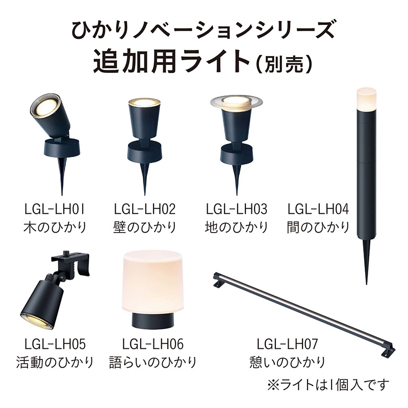 【送料無料/新品】 タカショー ガーデンライト ひかりノベーション 間のひかり 追加 ミュージシャン