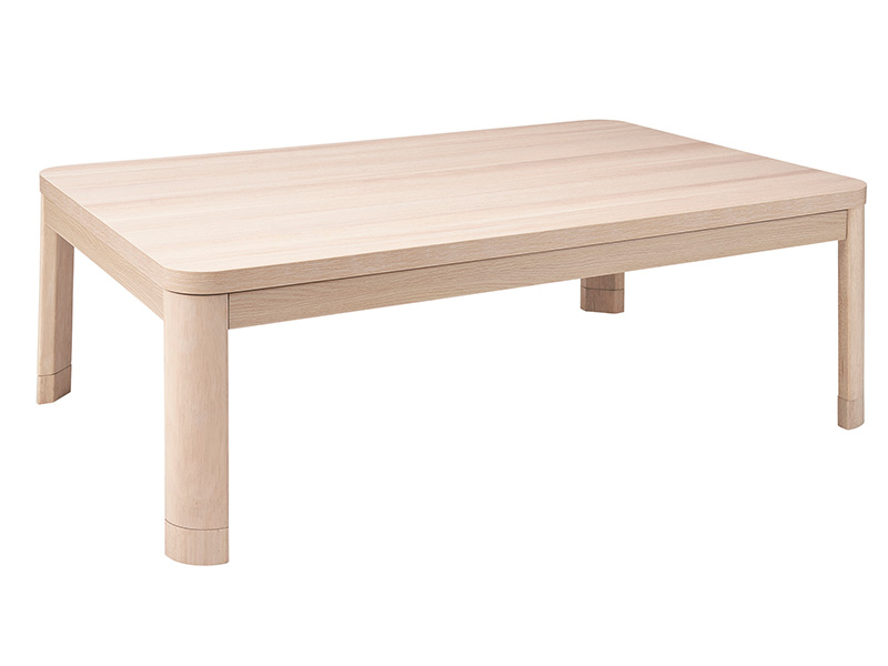 ユアサプライムス こたつテーブル 長方形 リビングこたつ 120×80cm