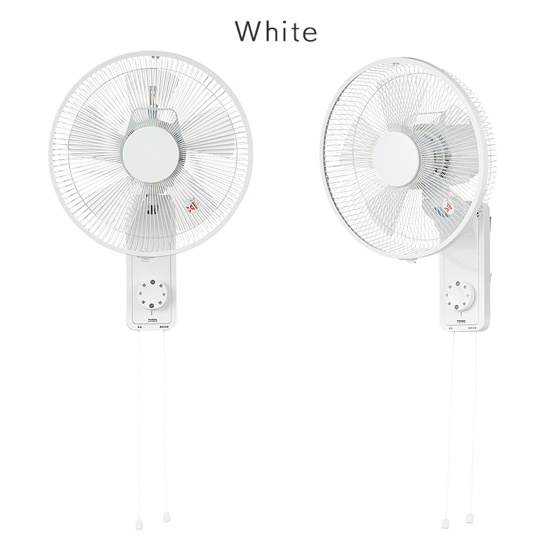 YUASA PRIMUS 35cm&30cm壁掛け扇風機 ホワイト 2台セット ユアサプライムス.com｜ユアサプライムス 壁掛け扇風機 YKW-390E