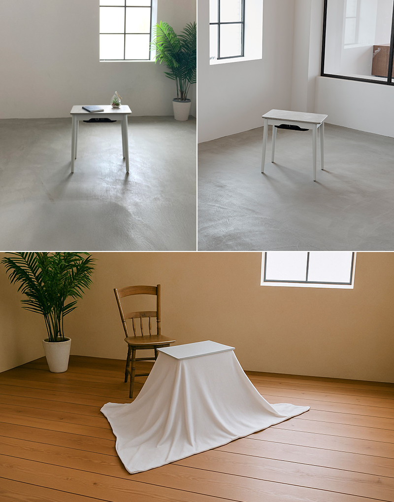 ユアサプライムス こたつテーブル ラテ530F 50×30cm 一人用こたつ