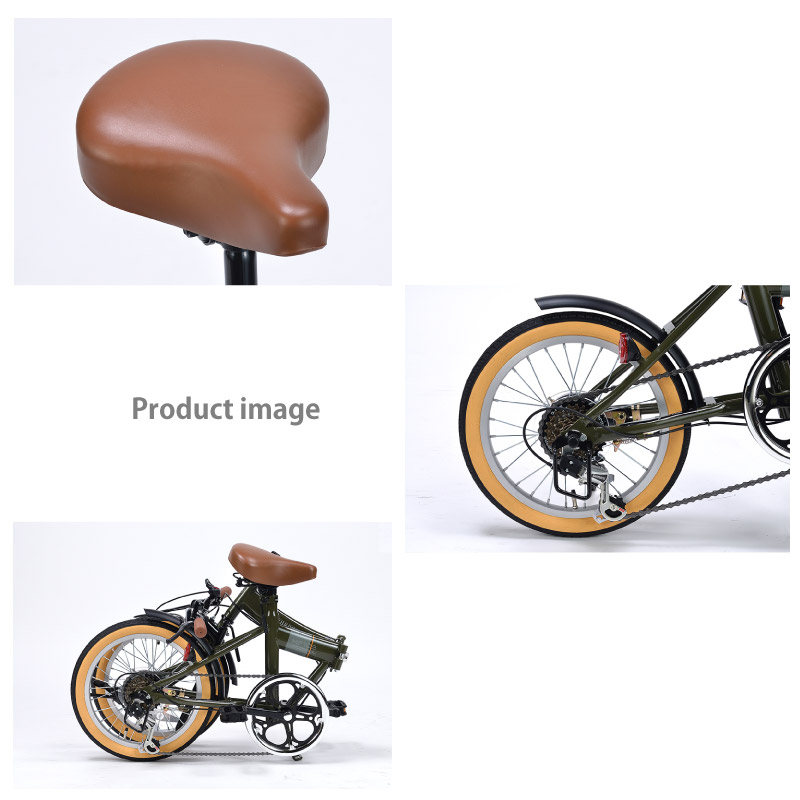 池商 MYPALLAS マイパラス 折りたたみ自転車 16インチ MF103 3カラー