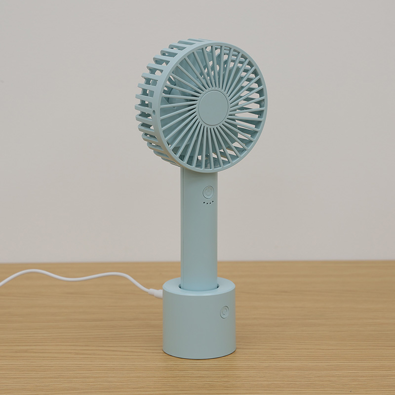 ユアサプライムス ハンディファン 充電式扇風機 YM-400GE 回転台