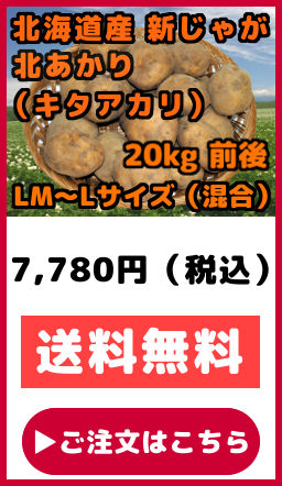新じゃがいも 北あかり 10kg LMサイズ から Lサイズ 混合 きた