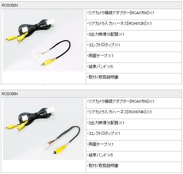 セレナ C27 アラウンドビューモニターをディーラーオプションナビへ ツインView-KIT データシステム 分配ハーネス RCS082N  RCS083N :serena-c27-twinview-kit:優部品 - 通販 - Yahoo!ショッピング