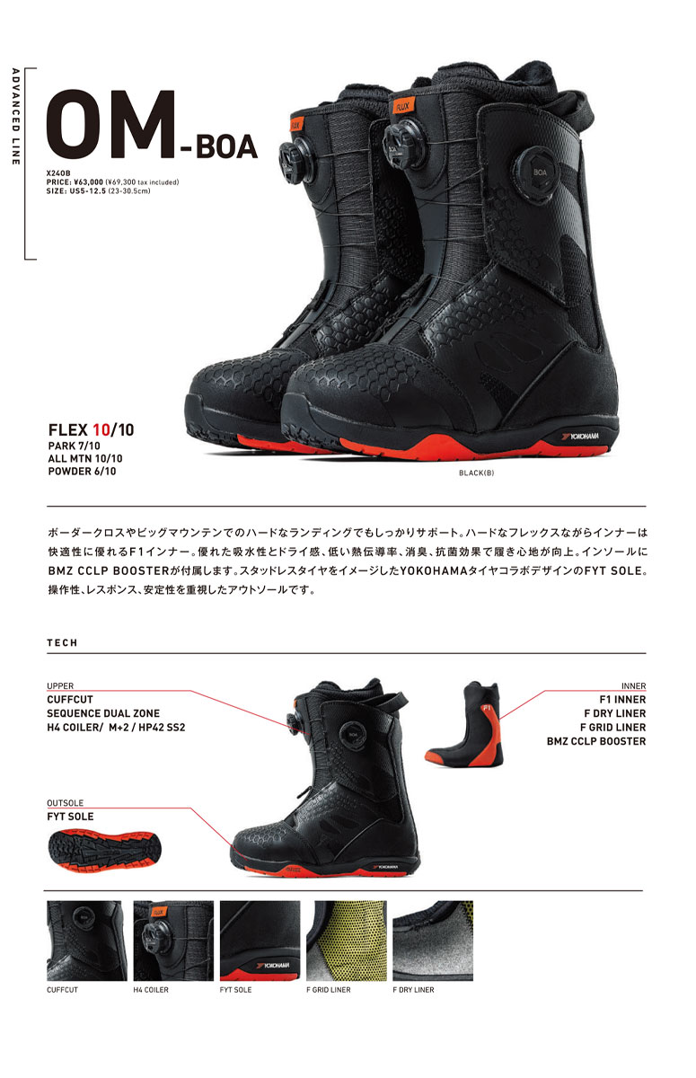 FLUX（PORTER） 予約 26-27モデル FLUX OM BOA スノーボード ブーツ