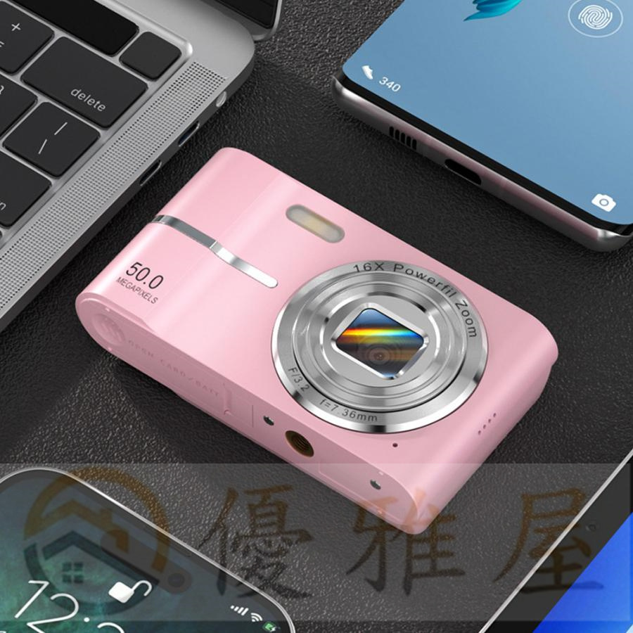 正規品】デジタルカメラ デジカメ 5000万画素 4K 高画質 自撮り
