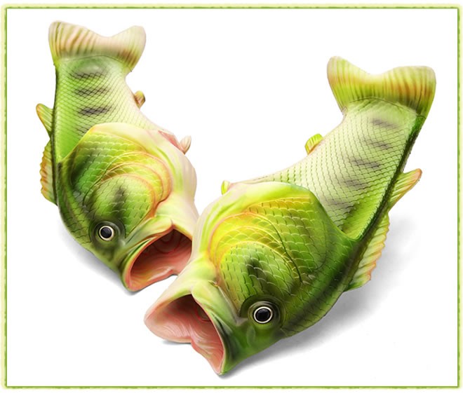 サンダル ビーサン ビッチサンダル 男女兼用 カップル お揃い 魚 リアルフィッシュ カジュアル シャワーサンダル Yuhin 面白い 魚型サンダル 送料無料 海 旅行