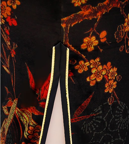 チャイナドレス コスプレ 中国風 レディース ロング セクシー 半袖 花柄 美しい Yuhin 高級感 上品 着痩せ 驚きの値段 体型カバー