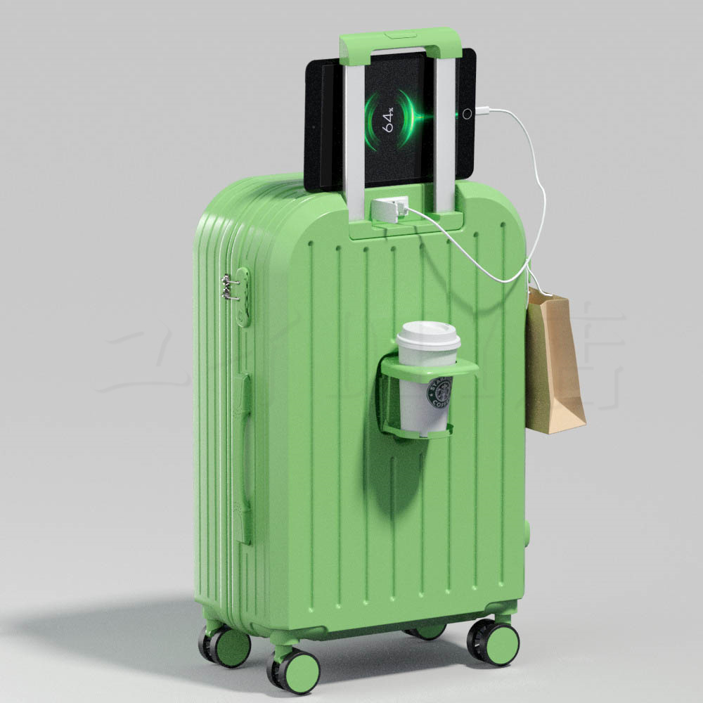 【在庫処分】スーツケース USBポート付き カップホルダー 機内持ち込み 小型 S~Mサイズ 出張 2泊-3泊向き キャリーケース 旅行 充電口  超軽量 大容量 国内旅行