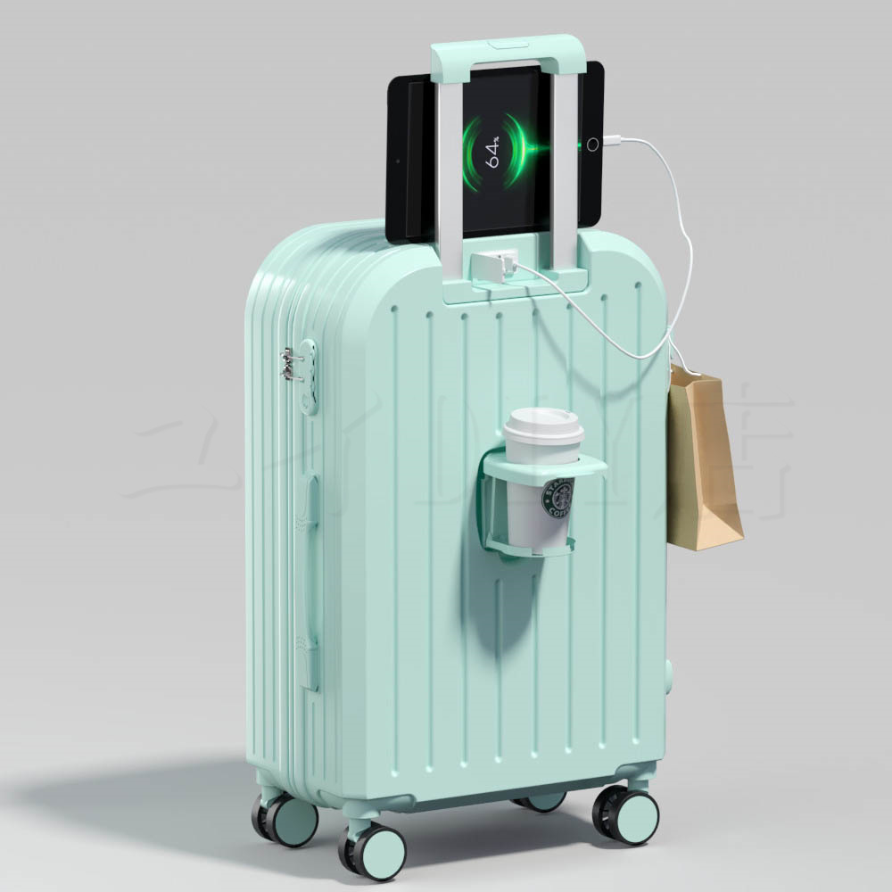 【在庫処分】スーツケース USBポート付き カップホルダー 機内持ち込み 小型 Sサイズ Mサイズ 出張 2泊-3泊向き キャリーケース 旅行  超軽量 大容量 修学旅行｜yuinnshop｜06