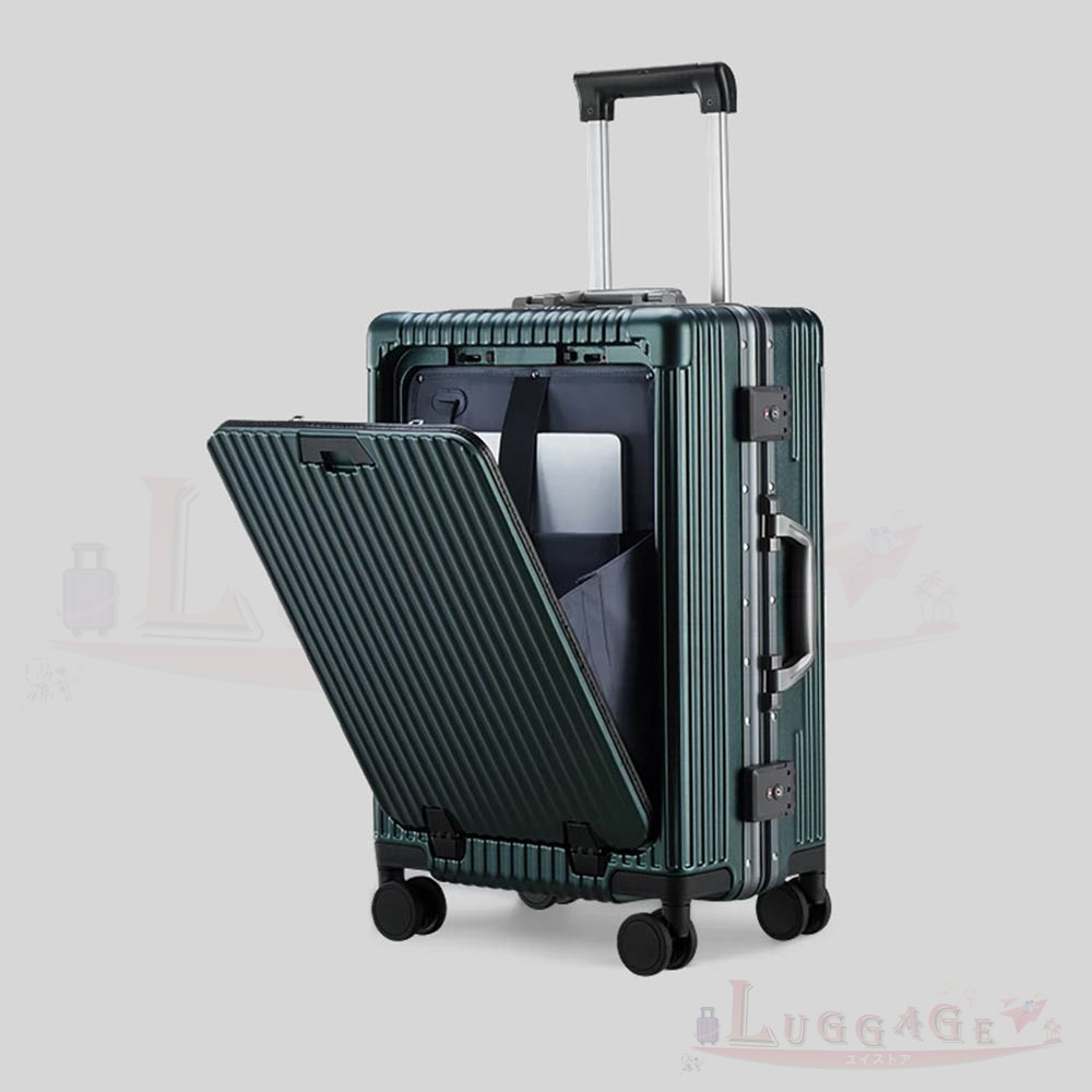 前開きスーツケース 機内持ち込み Sサイズ 40L ３~7泊 拡張 軽量 静音 小型 中型 大容量 多機能キャリーケース  キャリーケース ドリンクホルダー USBポート付｜yuinnshop｜05