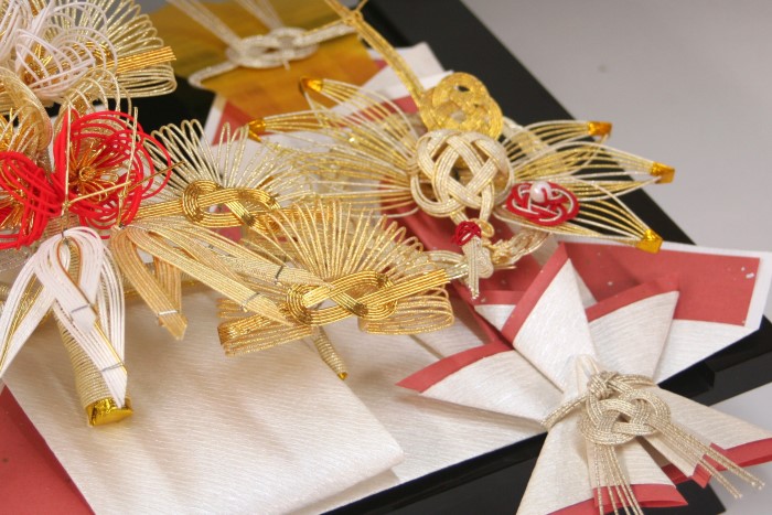 結納品セット・結納飾り・略式結納品 梅花(結納用)基本セット+付属〔鉄