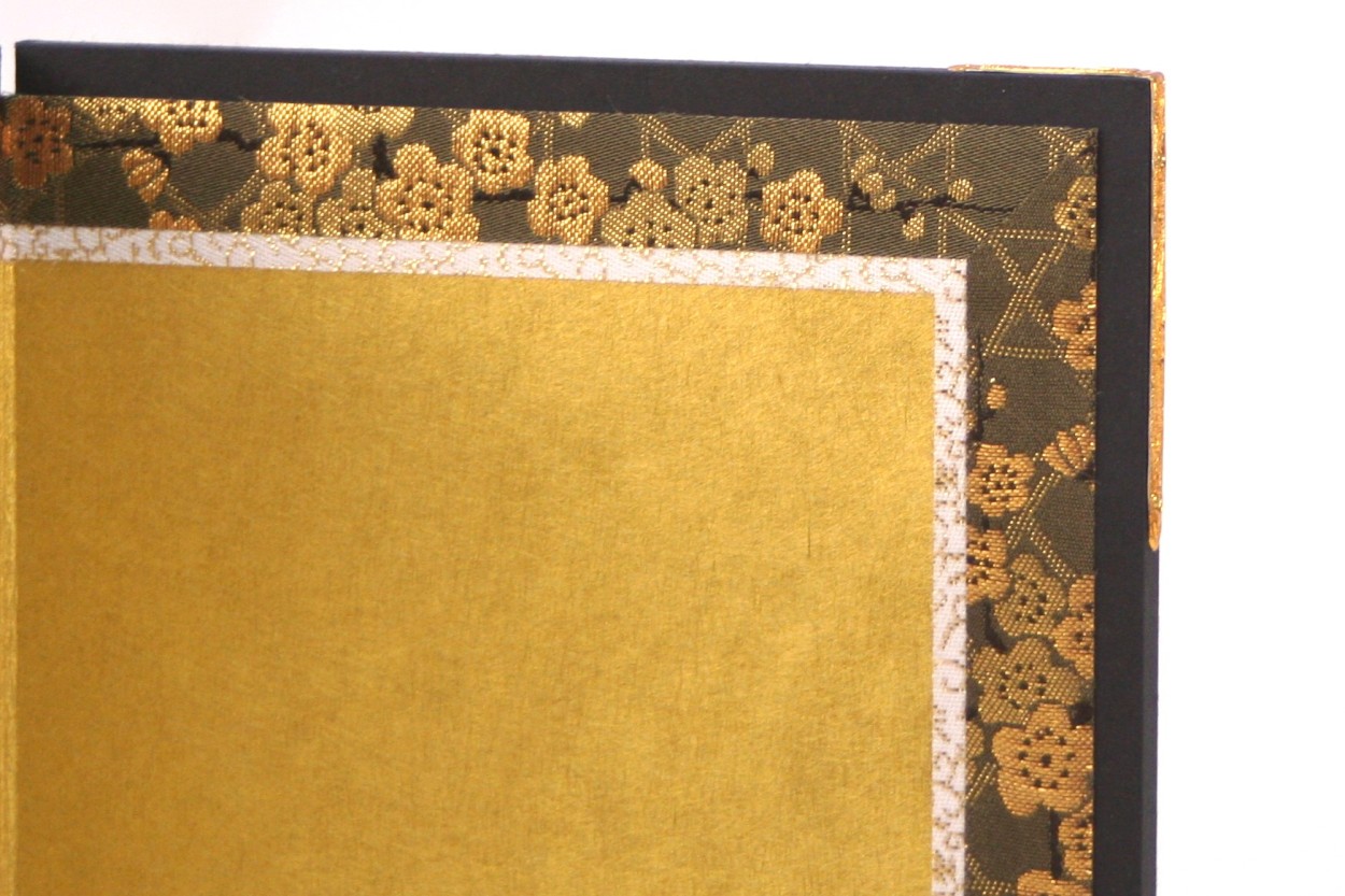 金屏風 単品 お雛様 雛人形 屏風のみ ディスプレイ 結納用・13号(金彩