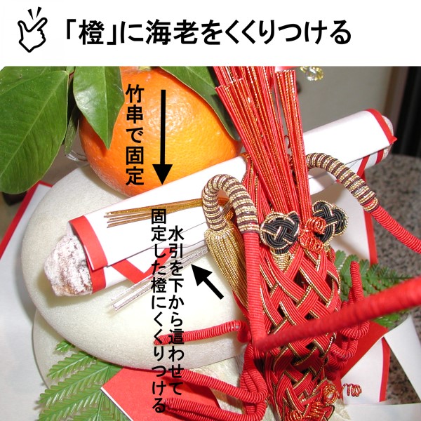 正月飾り 鏡餅飾り 水引飾(絹巻・伊勢海老) : 結納ドットコム - 通販