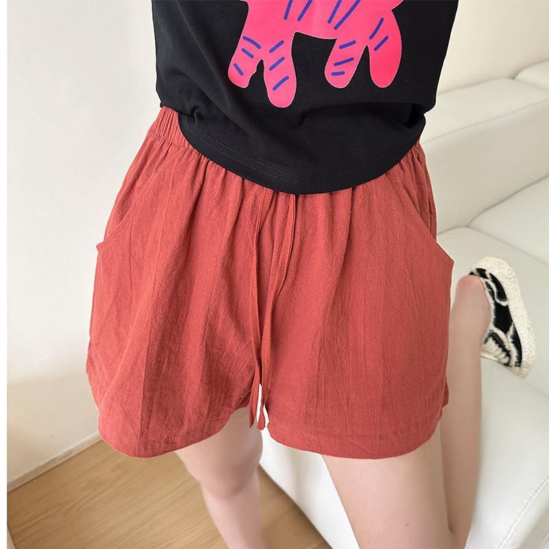 ショートパンツ レディース 夏 短め 女性 リネン 涼しい 薄手 短パン ルームウェア スポーツウェア お出かけ スポーツ 普段着 カジュアル |  | 10