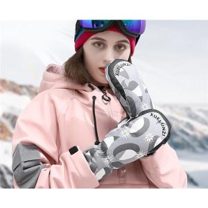 スノーボード スキー グローブ レディース 手袋 ミトンタイプ 内5本指 スマホ対応 防寒グローブ ...