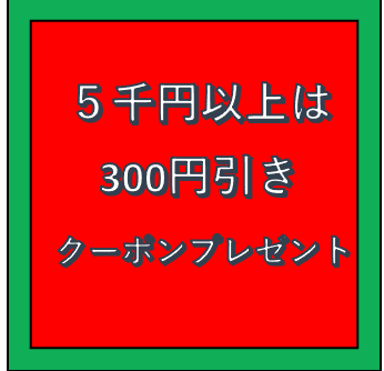 愉快なストアの「５０００円以上商品のクーポン」のクーポン