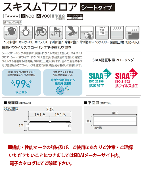 EIDAI（永大） TRNV-XX お取り寄せ品 捨貼用 フロア エイダイ スキスム