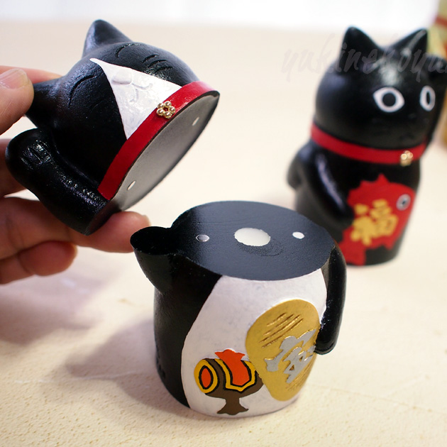 招き猫 Kit Cat 右手招き 左手招き リバーシブル 両面招き猫
