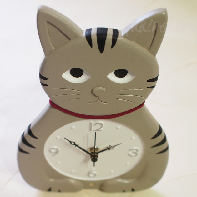 猫の置き時計 兼用 壁掛け時計 みまもりネコ時計 いつも見守っ 猫の置き時計 兼用 壁掛け時計 みまもりネコ時計 いつも見守っ