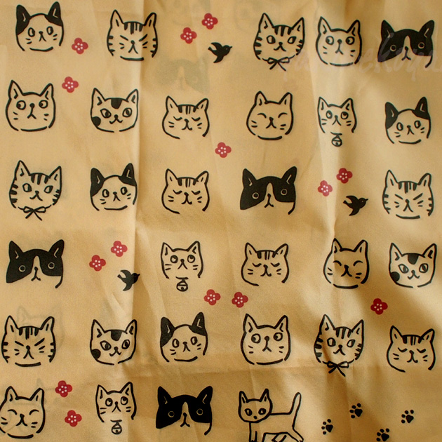 猫 コンビニバッグ エコバッグ 折りたたみ マチ広 のあぷらす レジ袋型