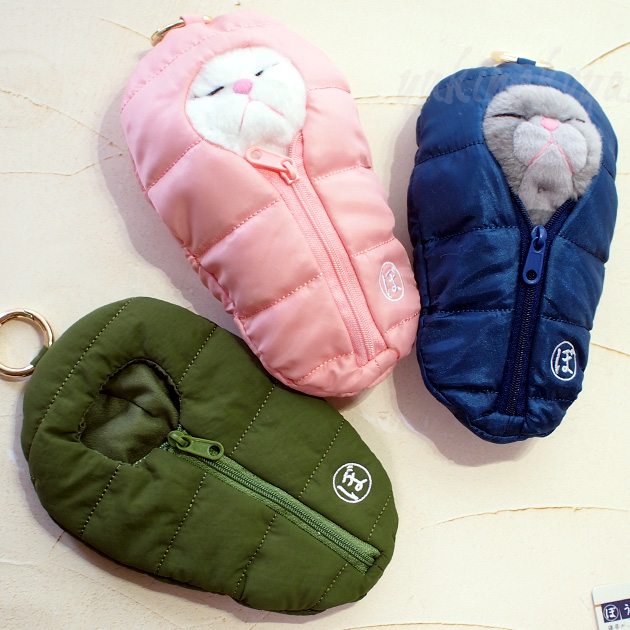 ぼうみたいなねこ Sサイズ専用 寝袋 カラビナ付き 棒猫 ギフト