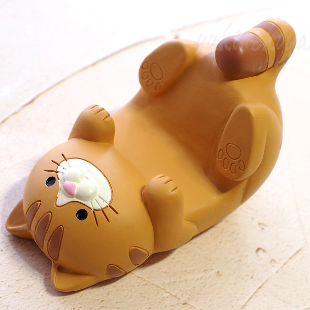 猫 ネコ スマホスタンド お卓の猫ちゃん ごろりんスマホスタンド ミケ 