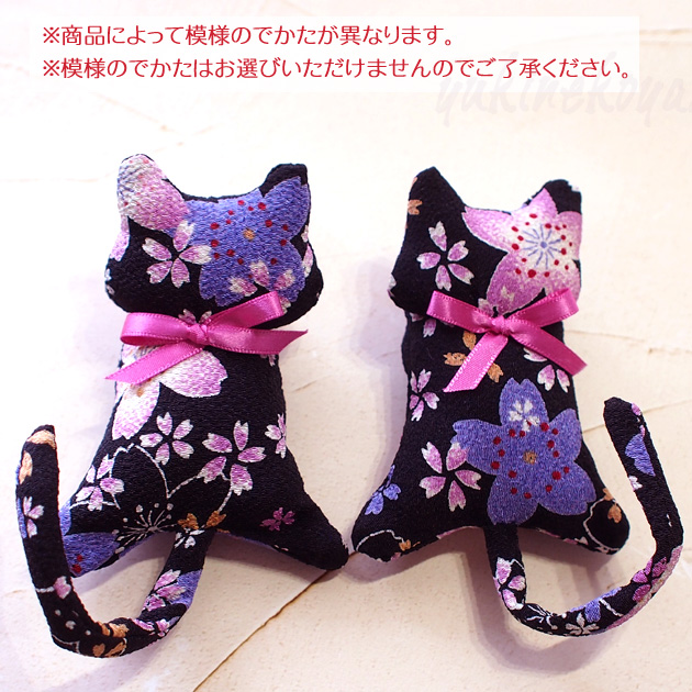 猫のクリップ ネコばさみ ちりめん 和柄 シリーズ ティーズ