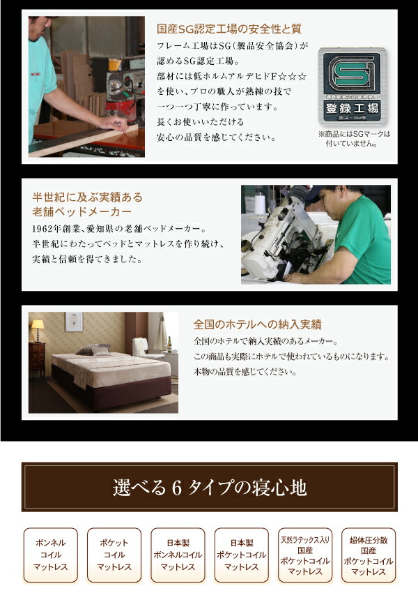 【値下げ】 ホテル仕様デザインダブルクッションベッド 超体圧分散国産ポケットコイルマットレス セミダブル 【XUR1871228960】(68422円)