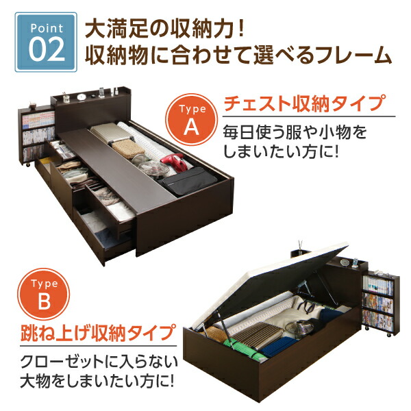 お買い得！ 収納付きベッド シングルベッド セミダブルベッド 収納 収納付き 収納ベッド 大容量 収納ボックス 布団 ベッドフレームのみ チェスト収納 シングル 組立設置付 【L1607200801】(58768円)