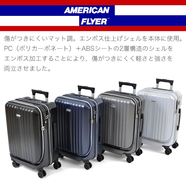 新品未使用　キャリーケース　4輪　機内持ち込みOK 17018_2.jpg