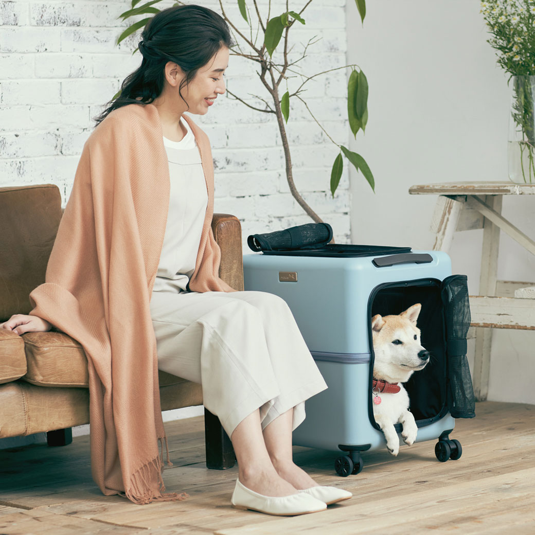 PETiCO[ペチコ]ICO ペットキャリー ペットカート Lサイズ 80L ペットキャリー ペットカート ストッパー機能搭載 Lサイズ 80L