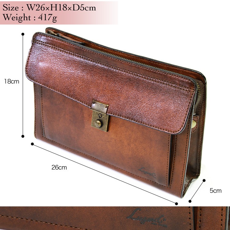 青木鞄 セカンドバッグ メンズ Lugard（ラガード）G3（ジースリー