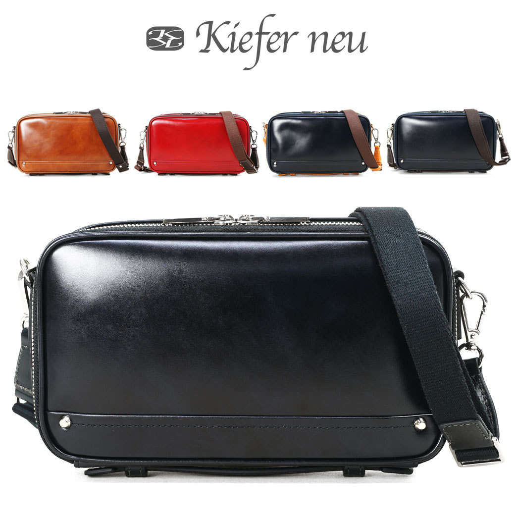 ショルダーウォレット ショルダーバッグ メンズ 財布 セカンドバッグ 本革 Kiefer neu キーファーノイ チャオ 2way レザー イタリアン レザー :kfn1676c-matsu:ビジネスバッグ 財布のユキオラボ - 通販 - Yahoo!ショッピング