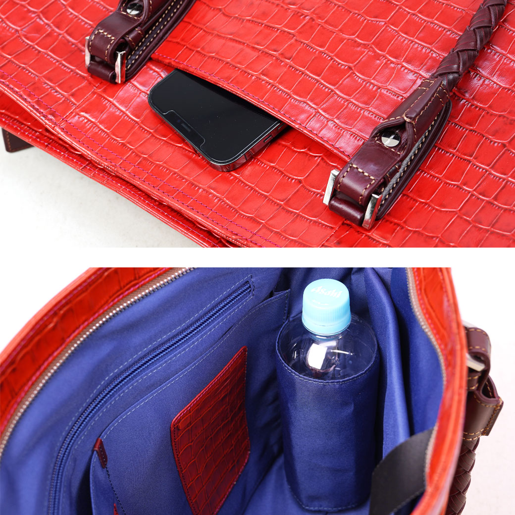 トートバッグ メンズ 本革 B4 Kiefer neu キーファーノイ Amore