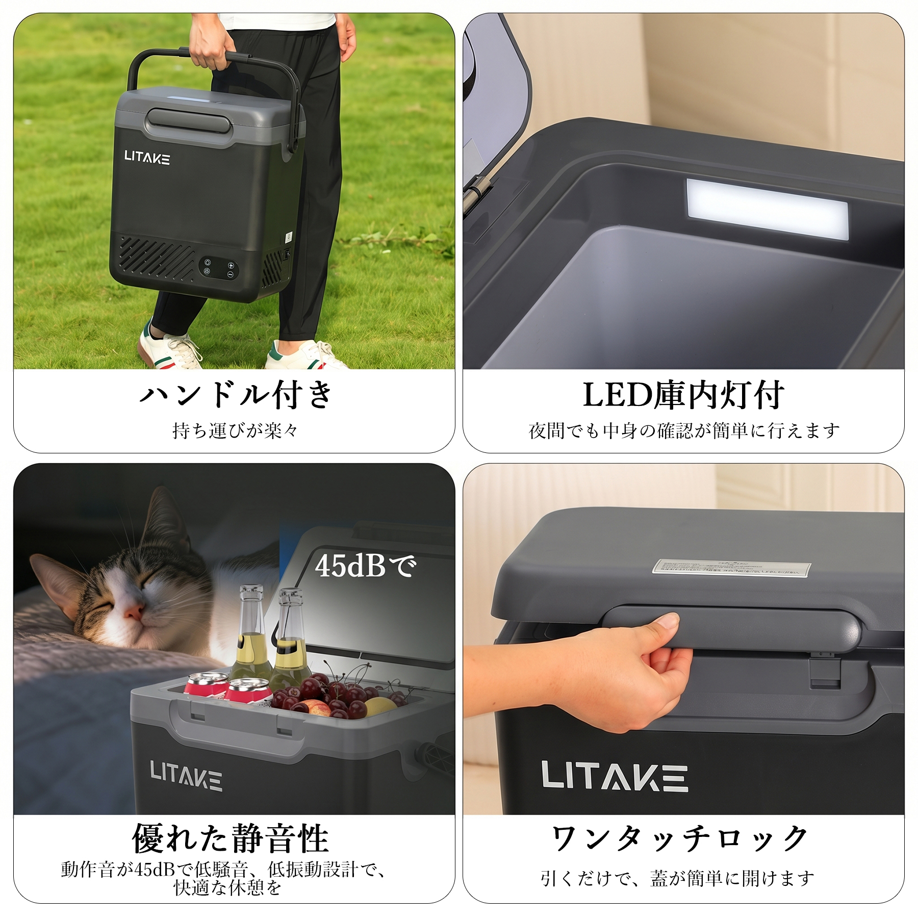 車載冷蔵庫 12L 大容量 ポータブル冷蔵庫 冷凍庫 バッテリー対応 -20